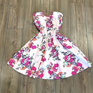 Girl’s Twirly Floral Dress